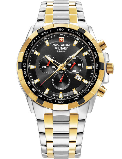 SWISS ALPINE MILITARY 7043-9147 Chronograph Armbanduhr 46 mm