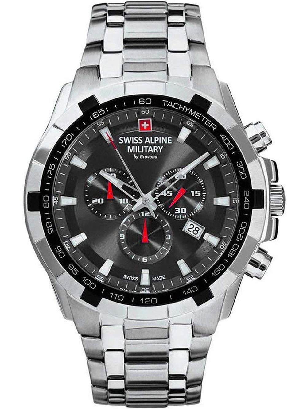SWISS ALPINE MILITARY 7043-9237 Chronograph Armbanduhr 46 mm