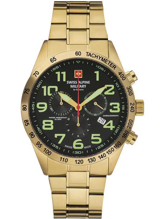SWISS ALPINE MILITARY 7047-9114 Chronograph Armbanduhr 43 mm