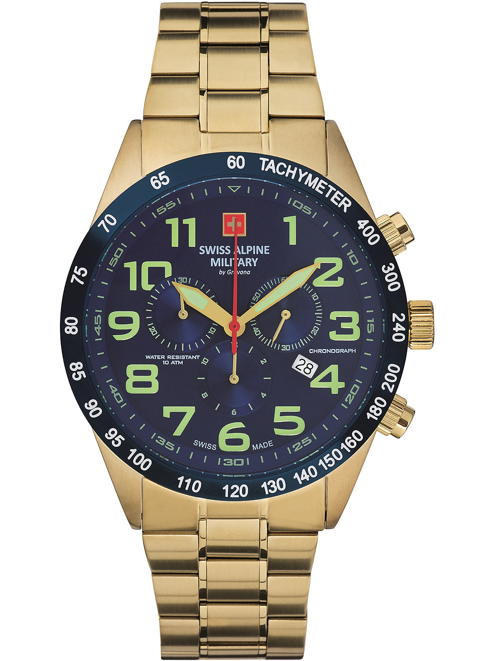 SWISS ALPINE MILITARY 7047-9115 Chronograph Armbanduhr 46 mm