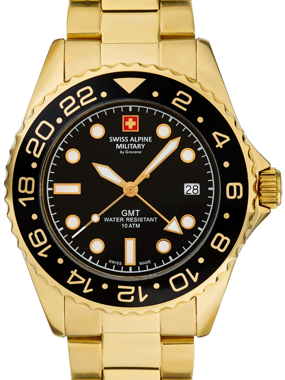 SWISS ALPINE MILITARY 7052-1117 Analoguhr Armbanduhr 46 mm ansicht-3