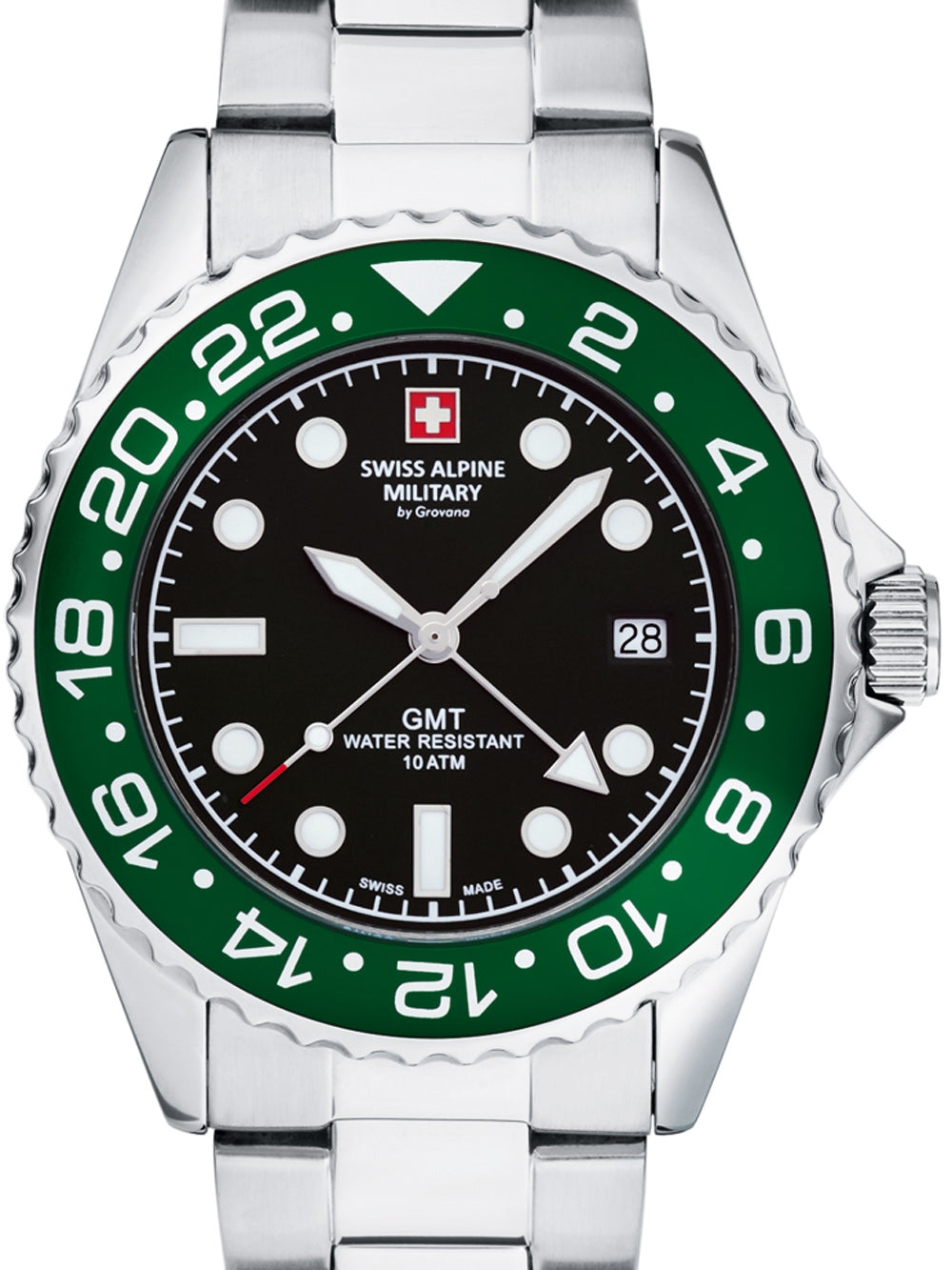 SWISS ALPINE MILITARY 7052-1133 Analoguhr Armbanduhr 46 mm ansicht-3