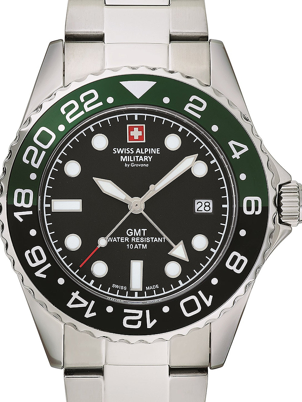 SWISS ALPINE MILITARY 7052-1138 Analoguhr Armbanduhr 46 mm ansicht-3