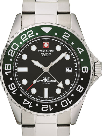 SWISS ALPINE MILITARY 7052-1138 Analoguhr Armbanduhr 46 mm ansicht-3