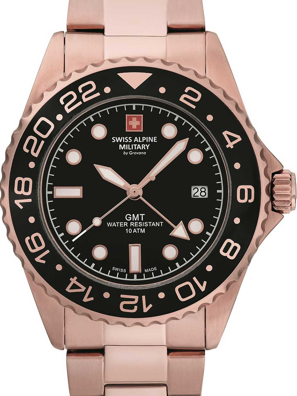 SWISS ALPINE MILITARY 7052-1167 Analoguhr Armbanduhr 36 mm ansicht-3