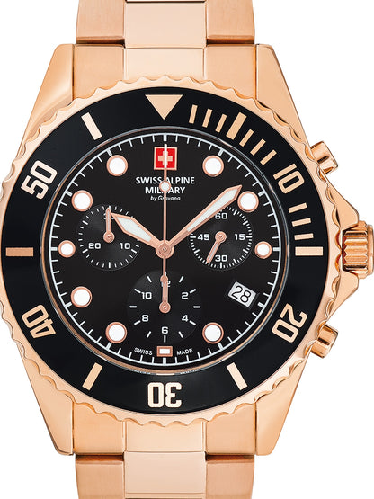 SWISS ALPINE MILITARY 7053-9167 Chronograph Armbanduhr 46 mm ansicht-3