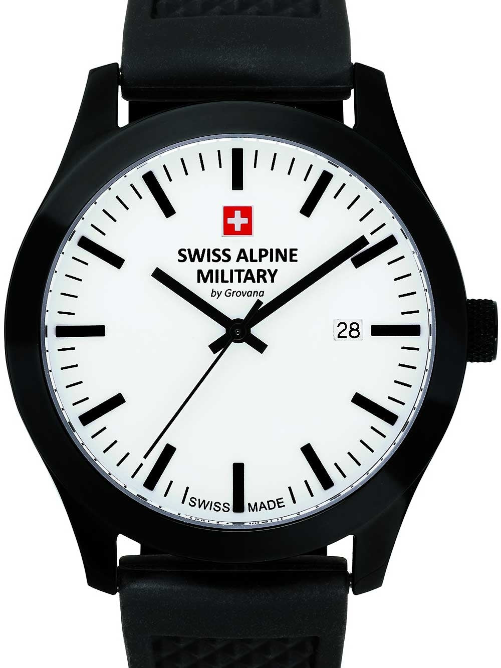 SWISS ALPINE MILITARY 7055-1873 Analoguhr Armbanduhr 36 mm ansicht-3