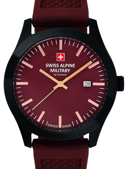 SWISS ALPINE MILITARY 7055-1876 Analoguhr Armbanduhr 46 mm ansicht-3