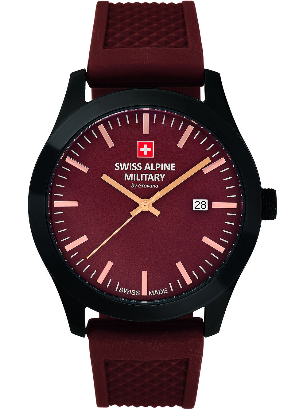 SWISS ALPINE MILITARY 7055-1876 Analoguhr Armbanduhr 46 mm