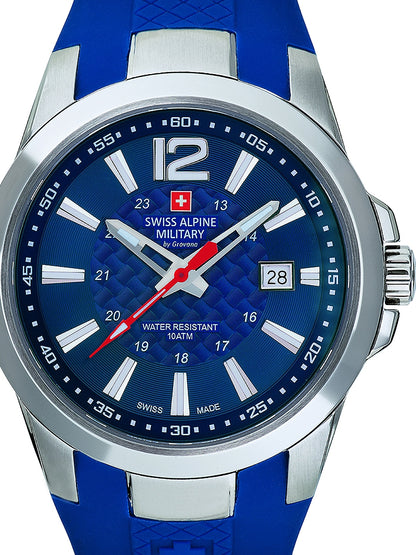 SWISS ALPINE MILITARY 7058-1835 Analoguhr Armbanduhr 46 mm ansicht-3