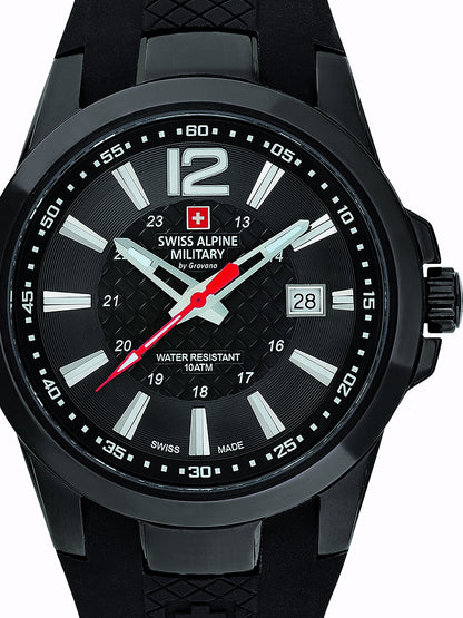 SWISS ALPINE MILITARY 7058-1877 Analoguhr Armbanduhr 46 mm ansicht-3