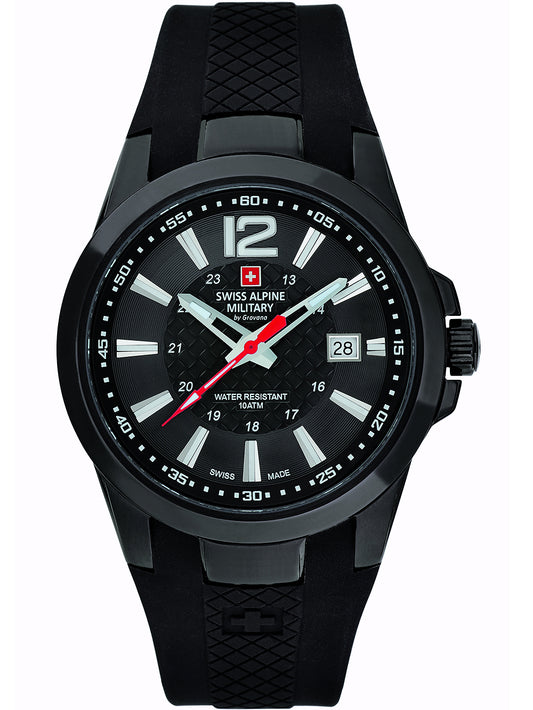 SWISS ALPINE MILITARY 7058-1877 Analoguhr Armbanduhr 46 mm