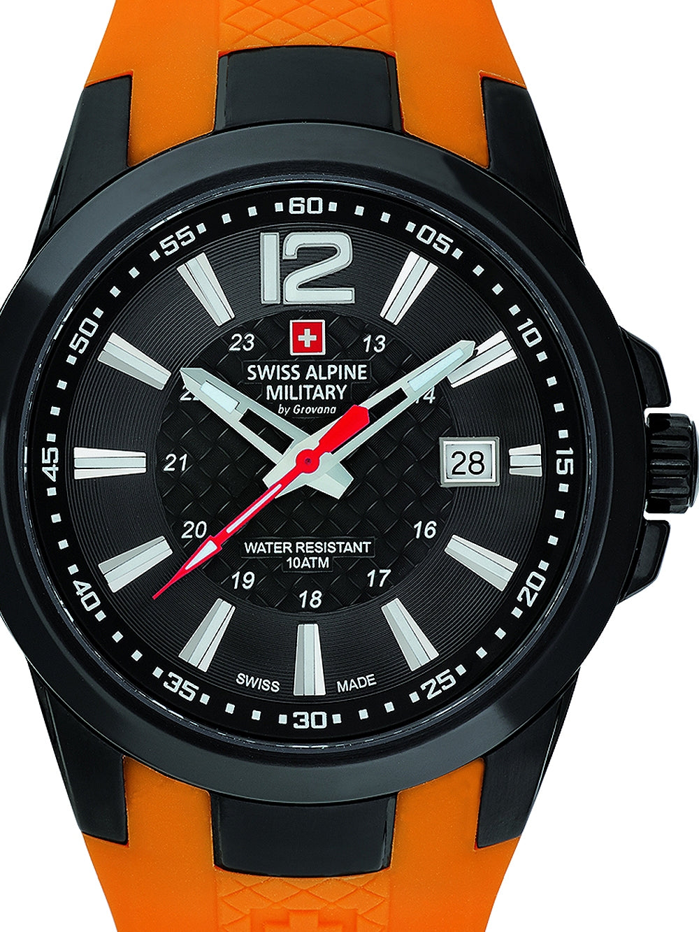 SWISS ALPINE MILITARY 7058-1879 Analoguhr Armbanduhr 46 mm ansicht-3