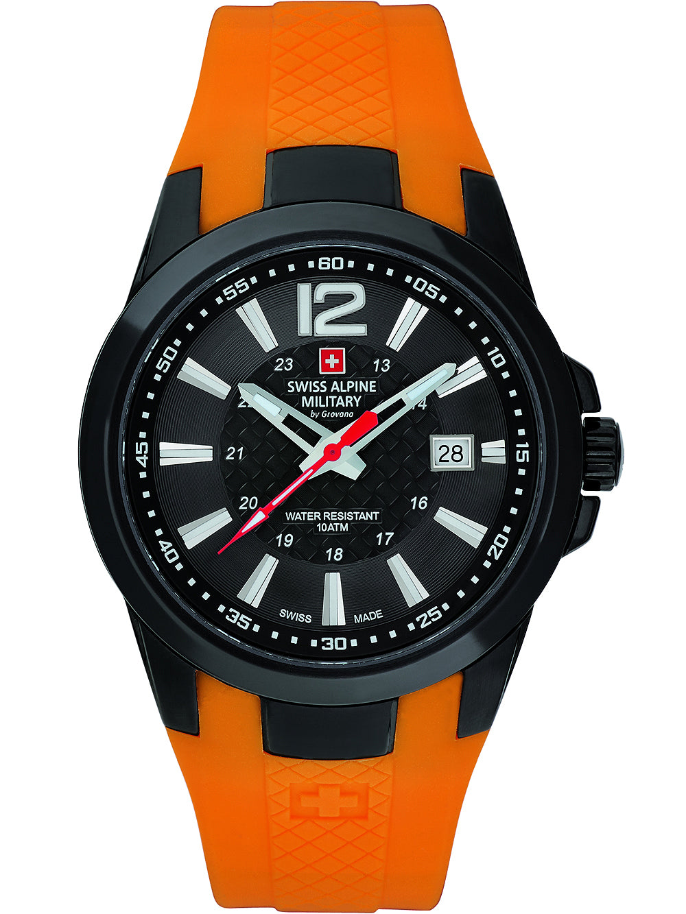 SWISS ALPINE MILITARY 7058-1879 Analoguhr Armbanduhr 46 mm