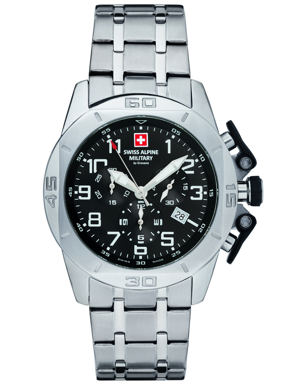 SWISS ALPINE MILITARY 7063-9137 Chronograph Armbanduhr 46 mm