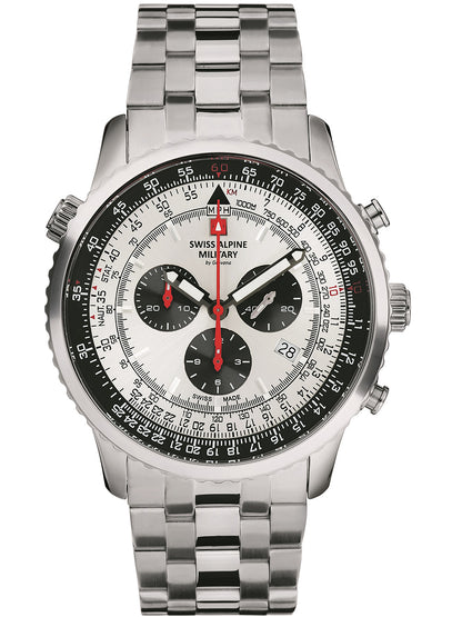SWISS ALPINE MILITARY 7078-9132 Chronograph Armbanduhr 43 mm