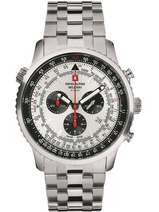 SWISS ALPINE MILITARY 7078-9132 Chronograph Armbanduhr 43 mm