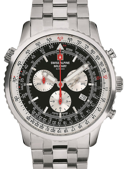 SWISS ALPINE MILITARY 7078-9137 Chronograph Armbanduhr 46 mm ansicht-3