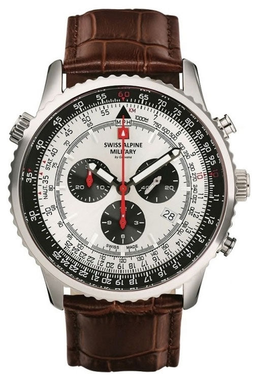 SWISS ALPINE MILITARY 7078-9532SAM Chronograph Armbanduhr 42 mm ansicht-2
