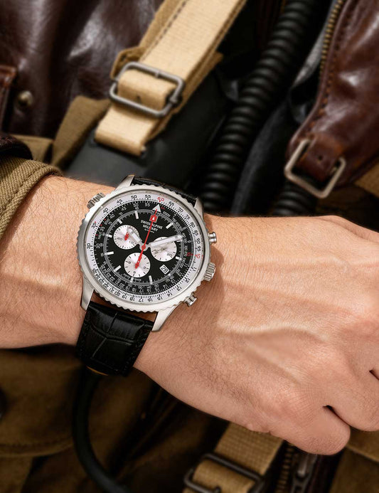 SWISS ALPINE MILITARY 7078-9537 Chronograph Armbanduhr