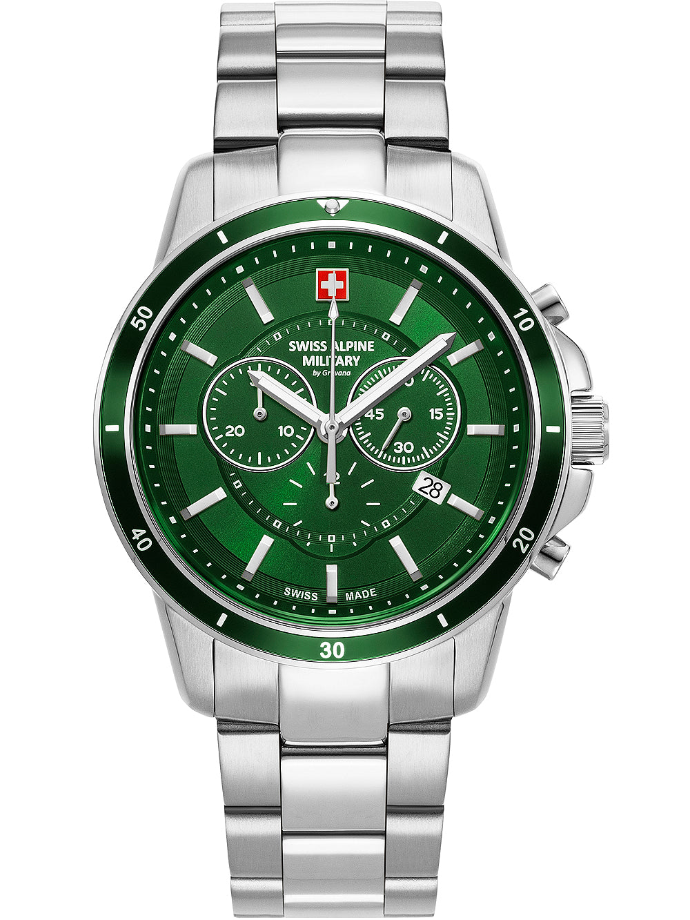 SWISS ALPINE MILITARY 7089-9134 Chronograph Armbanduhr 46 mm