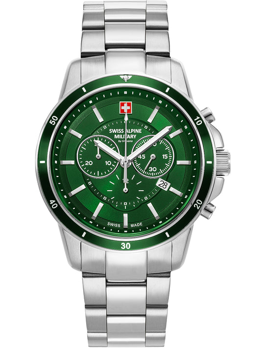 SWISS ALPINE MILITARY 7089-9134 Chronograph Armbanduhr 46 mm