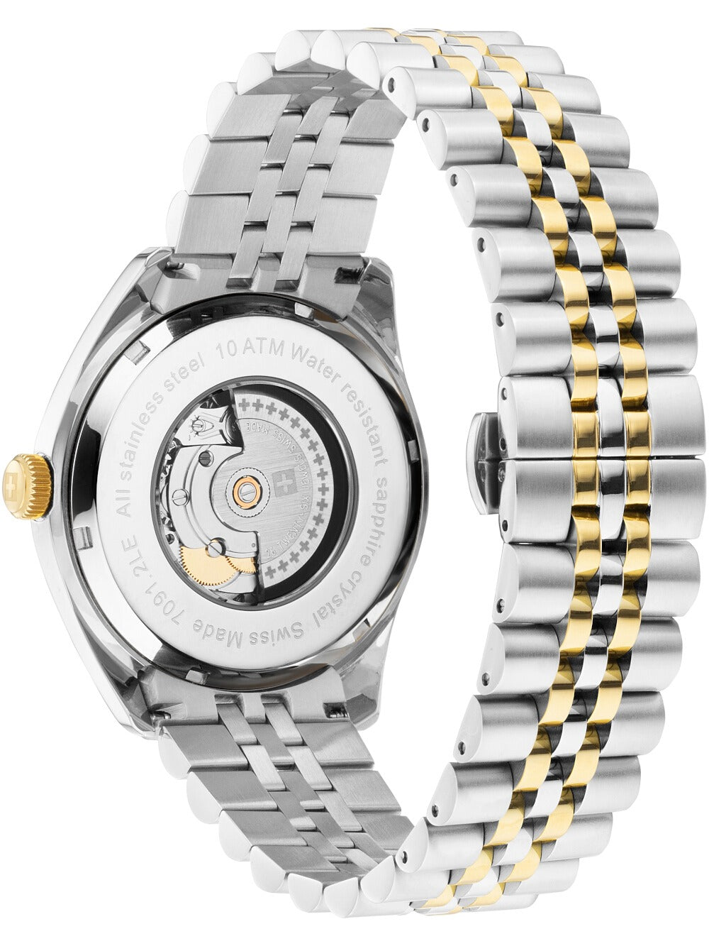 SWISS ALPINE MILITARY 7091-2147 Analoguhr Armbanduhr 43 mm ansicht-2
