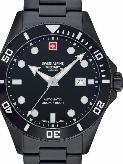 SWISS ALPINE MILITARY 7095-2177 Analoguhr Armbanduhr 46 mm ansicht-3