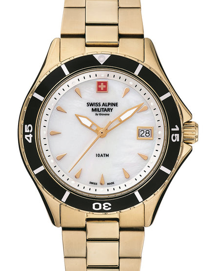 SWISS ALPINE MILITARY 7740-1113 Analoguhr Armbanduhr 46 mm ansicht-3