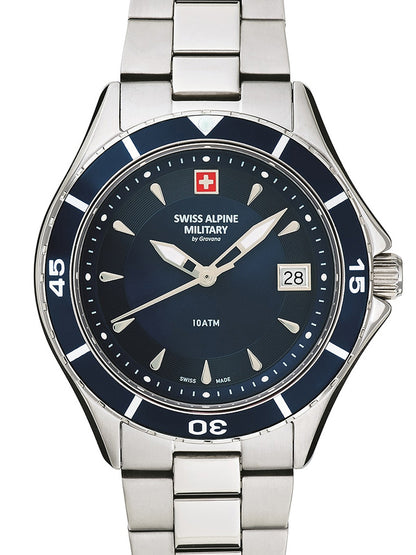SWISS ALPINE MILITARY 7740-1135 Analoguhr Armbanduhr 46 mm ansicht-3