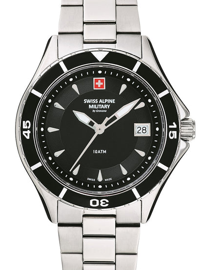SWISS ALPINE MILITARY 7740-1137 Analoguhr Armbanduhr 46 mm ansicht-3