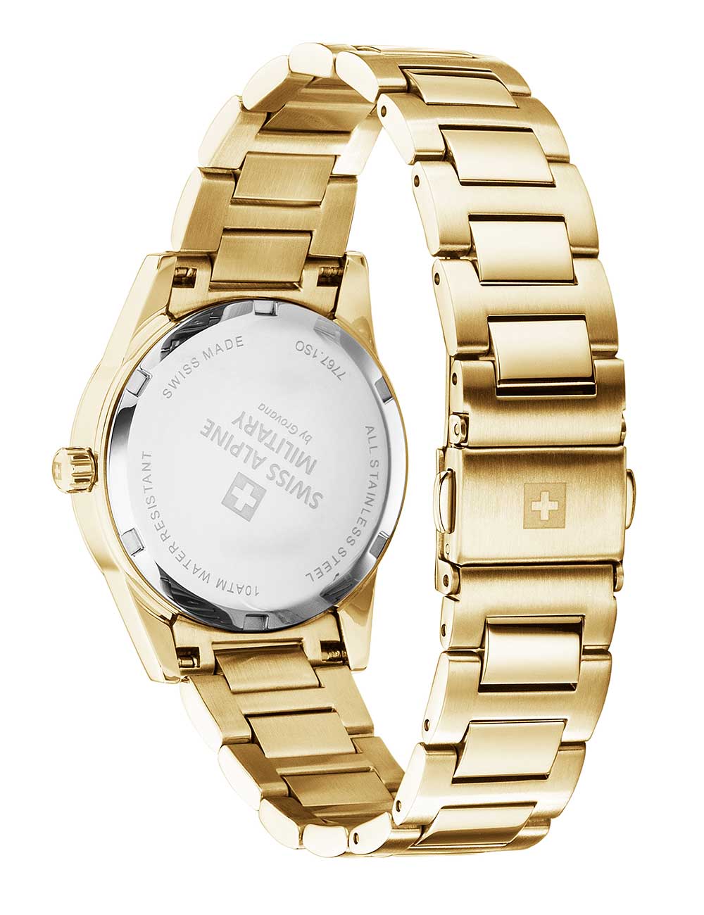 SWISS ALPINE MILITARY 7767-1115 Analoguhr Armbanduhr 46 mm ansicht-3