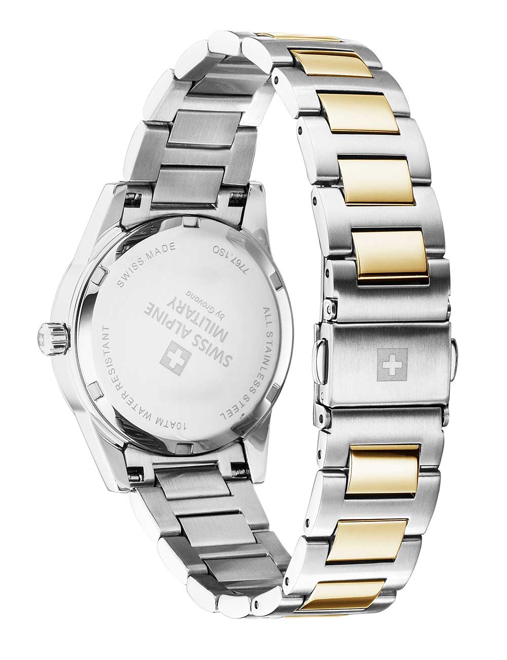 SWISS ALPINE MILITARY 7767-1144 Analoguhr Armbanduhr 36 mm ansicht-3