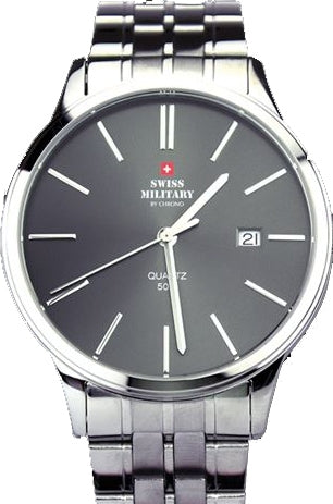 SWISS MILITARY By CHRONO Mod. 32043.05 Analoguhr Armbanduhr 42 mm ansicht-2