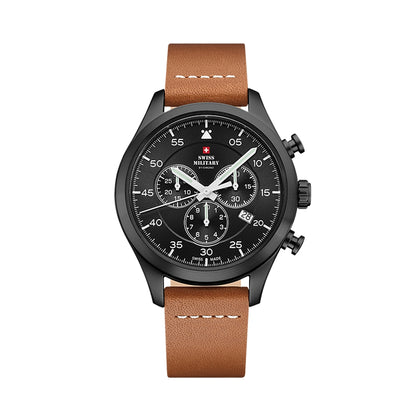 SWISS MILITARY By CHRONO WATCHES Mod. SM34076.08 SM34076-08 Armbanduhr ansicht-2