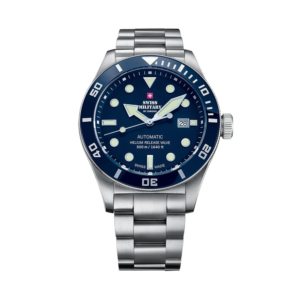 SWISS MILITARY By CHRONO WATCHES Mod. SMA34075.02 SMA34075-02 Armbanduhr ansicht-2