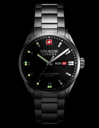SWISS MILITARY HANOWA ROADRUNNER MAXED SMWGH0001601 Analoguhr Armbanduhr 20 mm