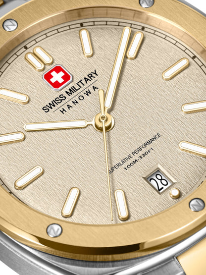 SWISS MILITARY HANOWA SIRIUS SMWGH0006560 Analoguhr Armbanduhr 20 mm ansicht-2