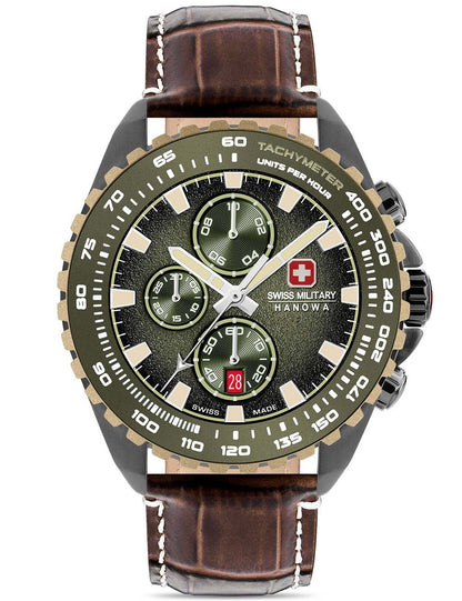 SWISS MILITARY HANOWA SMWGC0001840 Chronograph Armbanduhr 20 mm ansicht-3