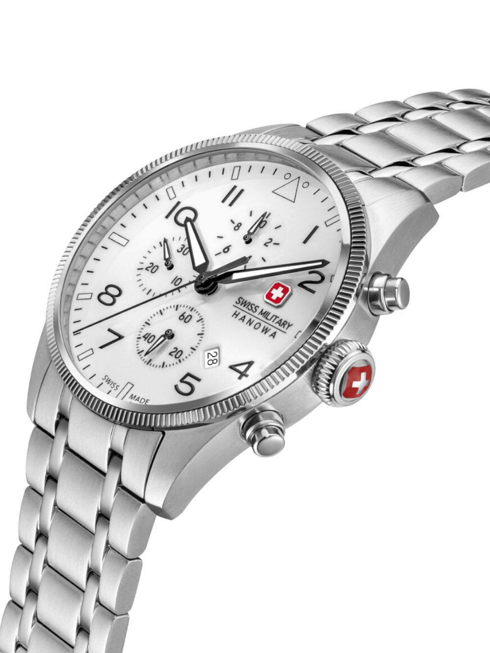 SWISS MILITARY HANOWA SMWGI0005701-SET Chronograph Armbanduhr 20 mm ansicht-3
