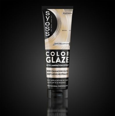 SYOSS Color Glaze Mascarilla De Color Matiante Rubio Platino 130 ml Kosmetik