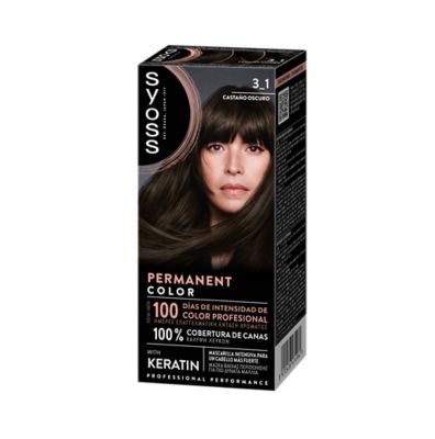 SYOSS Permanent Color Haarfarbe 3,1 Dunkelbraun 1 Anwendung