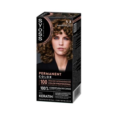 SYOSS SYOSS Permanent Color Haarfarbe 5,8 Castaño Avellana 1 Stück Kosmetik