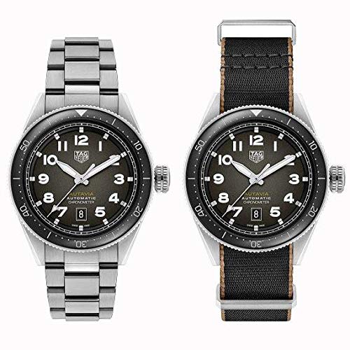 TAG HEUER AUTAVIA Special Packaging 2 Straps WBE5114.EB0173 Date Armbanduhr 42 mm ansicht-2