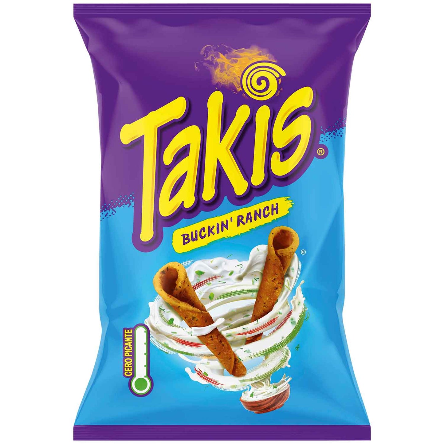 Takis Buckin' Ranch 100g Gerollte Maischips mit Ranch-Geschmack