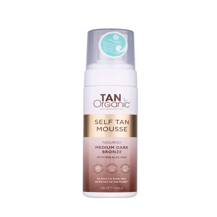 TanOrganic TanOrganic, Self Tan, Nährend, Selbstbräunungsschaum, Für Gesicht & Hals, 120 ml Regular