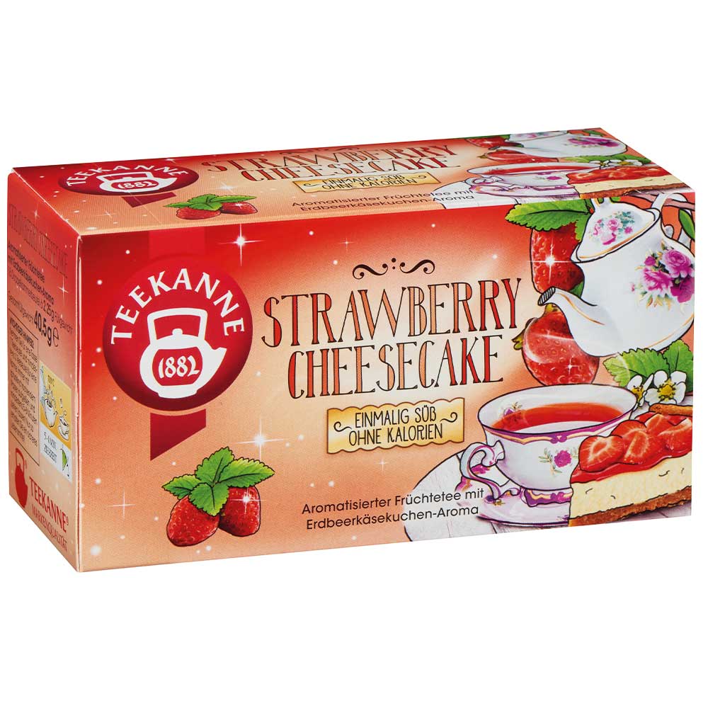 Teekanne Strawberry Cheesecake 18er - Candyshop.ch