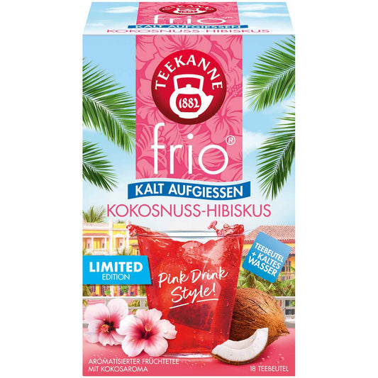 Teekanne frio Kokosnuss - Hibiskus 18er - Candyshop.ch