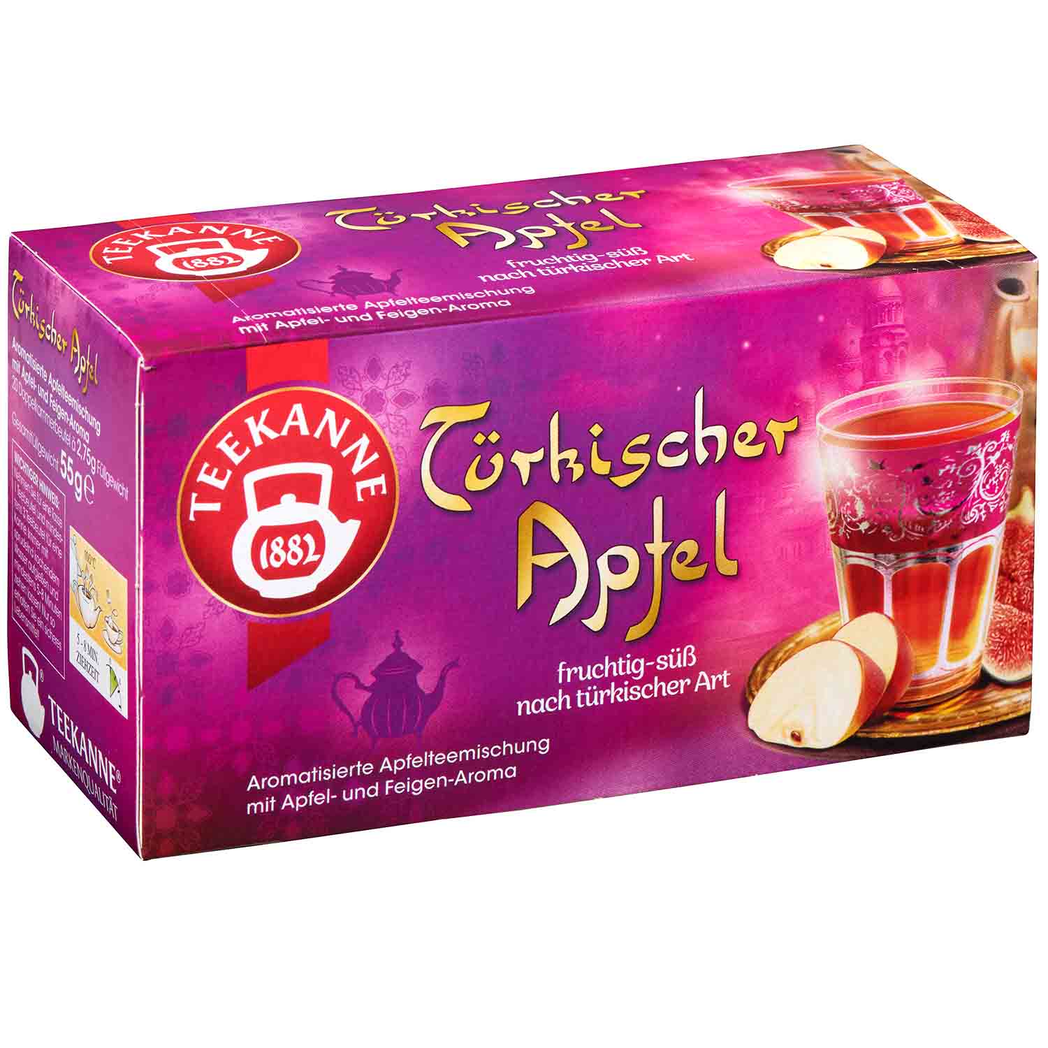 Teekanne Türkischer Apfel 20er - Candyshop.ch