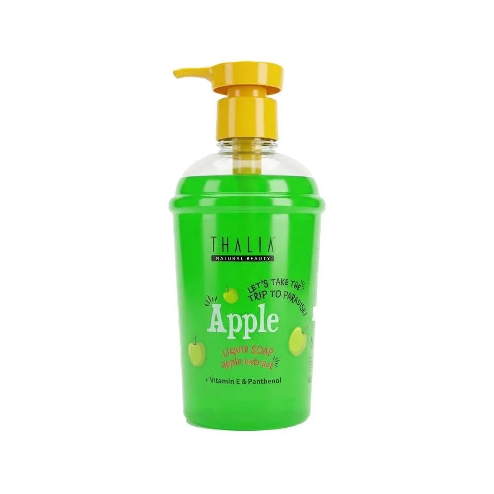 Thalia Natural Beauty Thalia Natural Beauty, Apple, Reinigung und Hydratisierung, Flüssigseife, For Body & Hands, 400 ml Regu